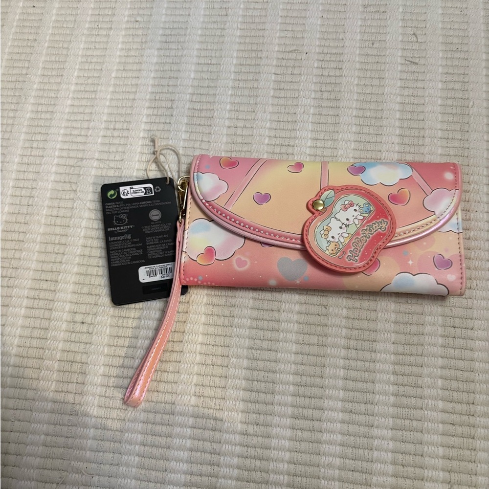 Sanrio Loungefly Hello Kitty Pink Wallet - Picture 2 of 4